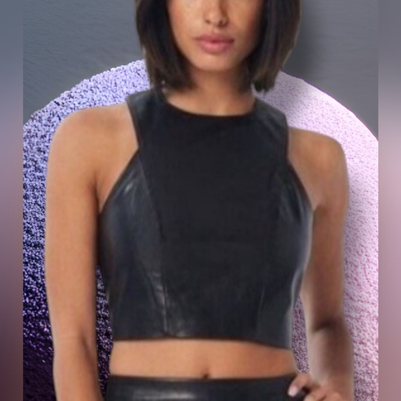 MSRP $198 Lita by by Ciara Leather Front Tank. Size XL. NWT - Picture 2 of 10